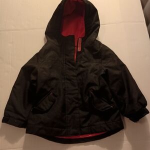 Cherokee Kids' Black and Red Raincoat